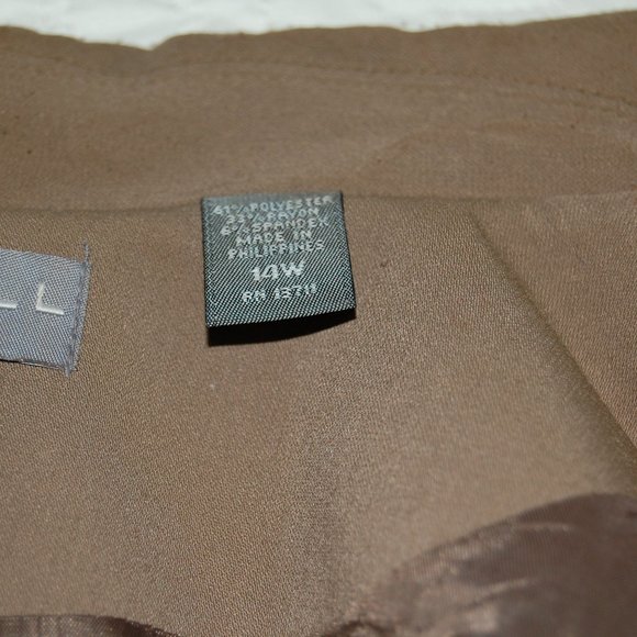 KATE HILL Woman   Brown Blazer Size 14W - Picture 6 of 6